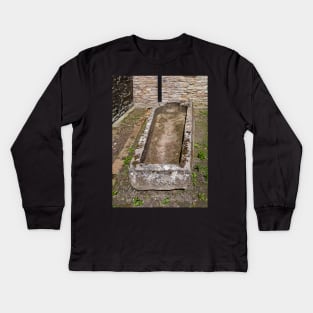 Much Wenlock-Tomb Kids Long Sleeve T-Shirt